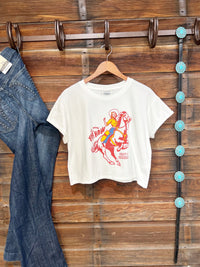 The Sendero Yee Haw Crop Tee