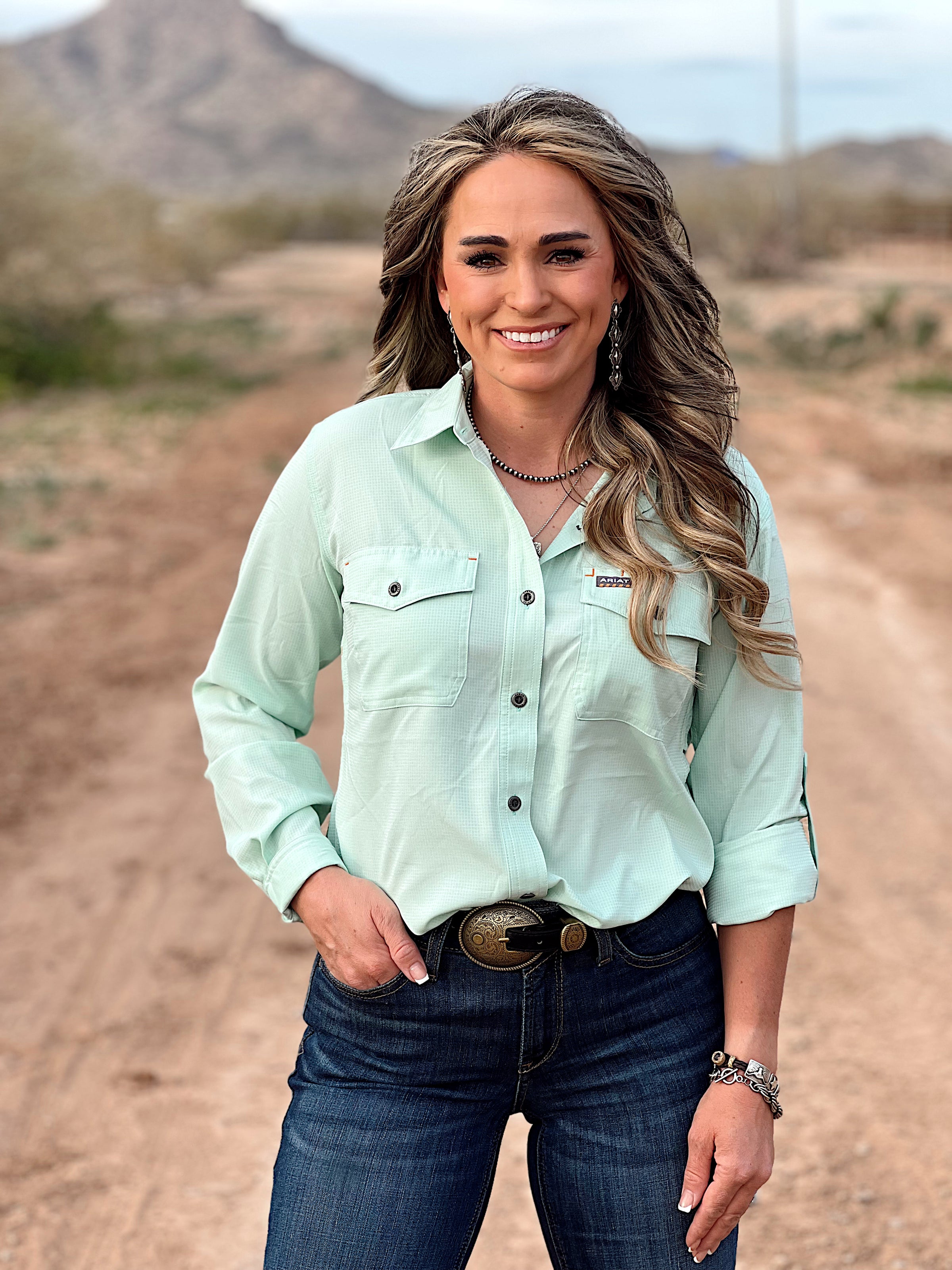 The Rebar VentTek Stretch Button Up