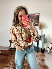 The Pistol Annie Button Up Top