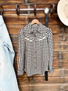 The Gingham Button Up Top