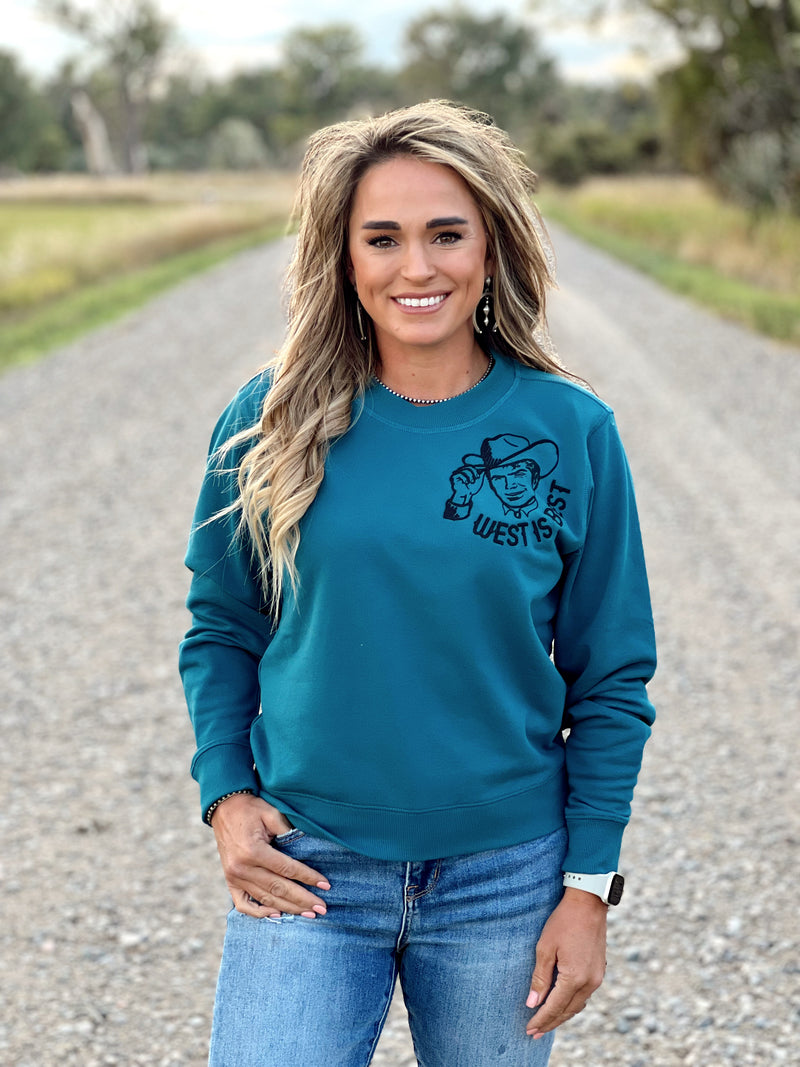 The West is Best Crew Neck Sweatshirt