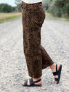 The Leopard Barrel Jean