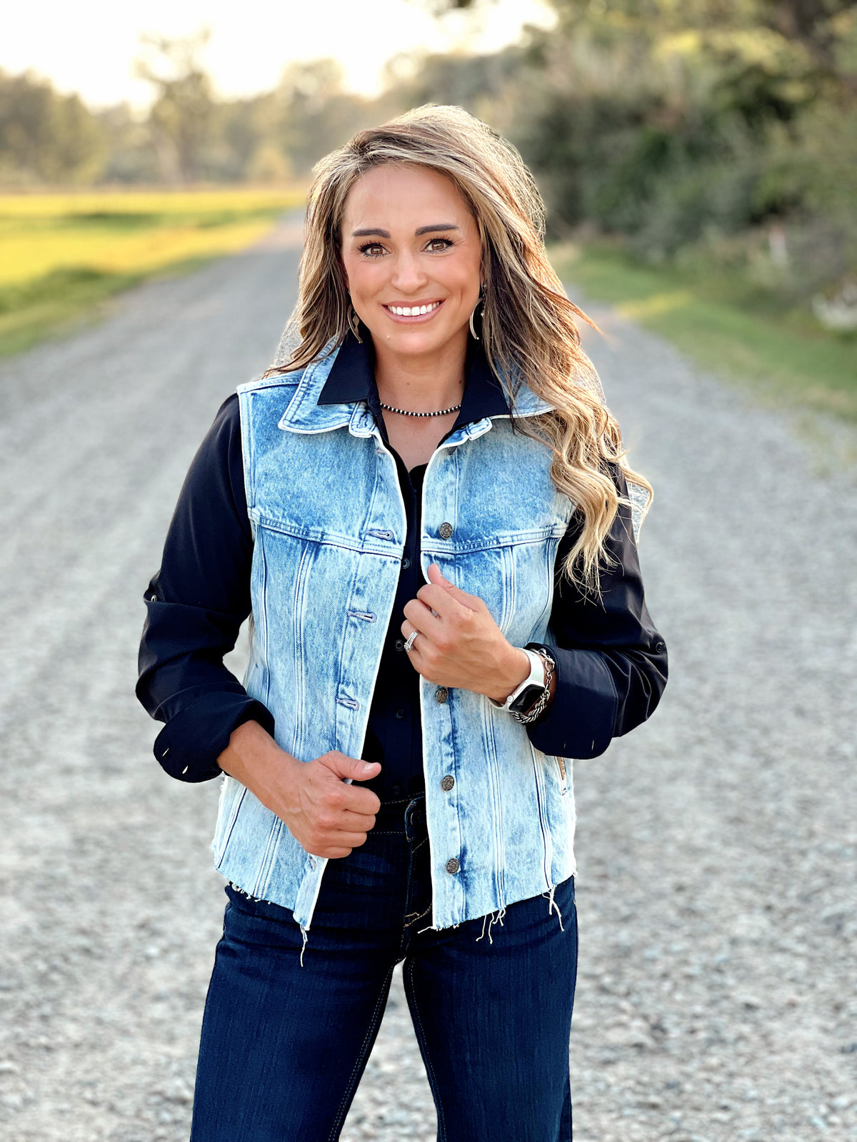 The Stagecoach Denim Vest