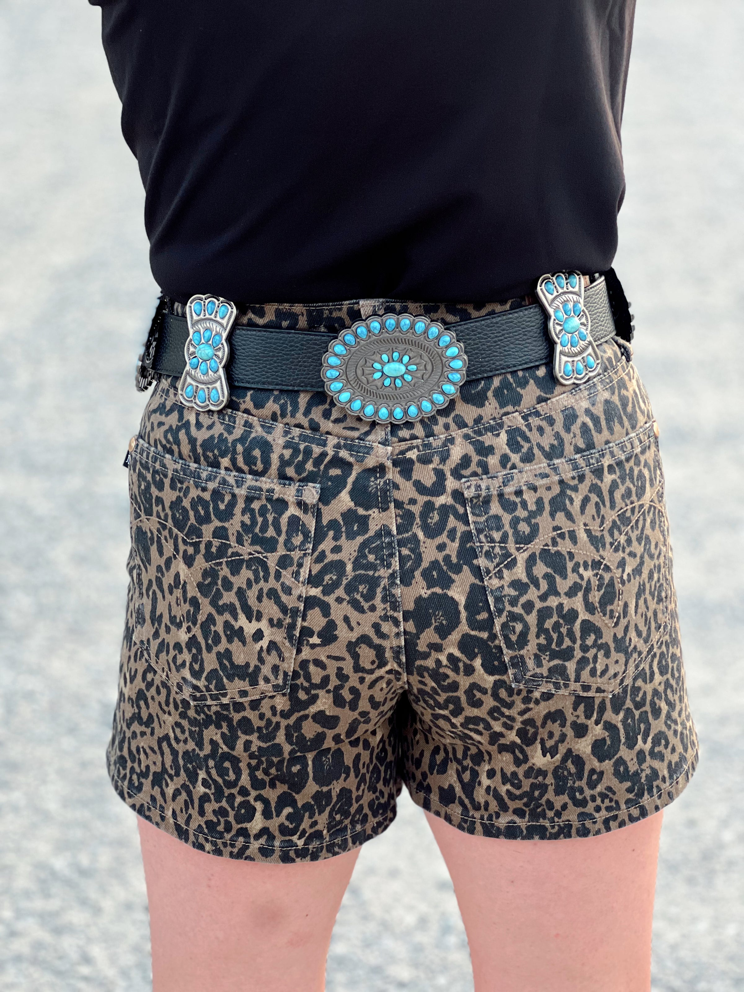 The Judy Blue Leopard Shorts