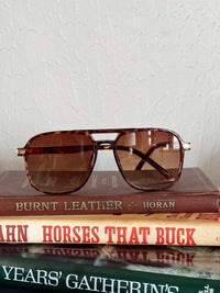 Straight Aviator Sunglasses