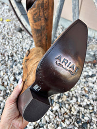 The Casanova Boot in Distressed Leopard