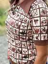 The Western Polo Top
