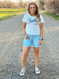 The Cowboy Crop Tee