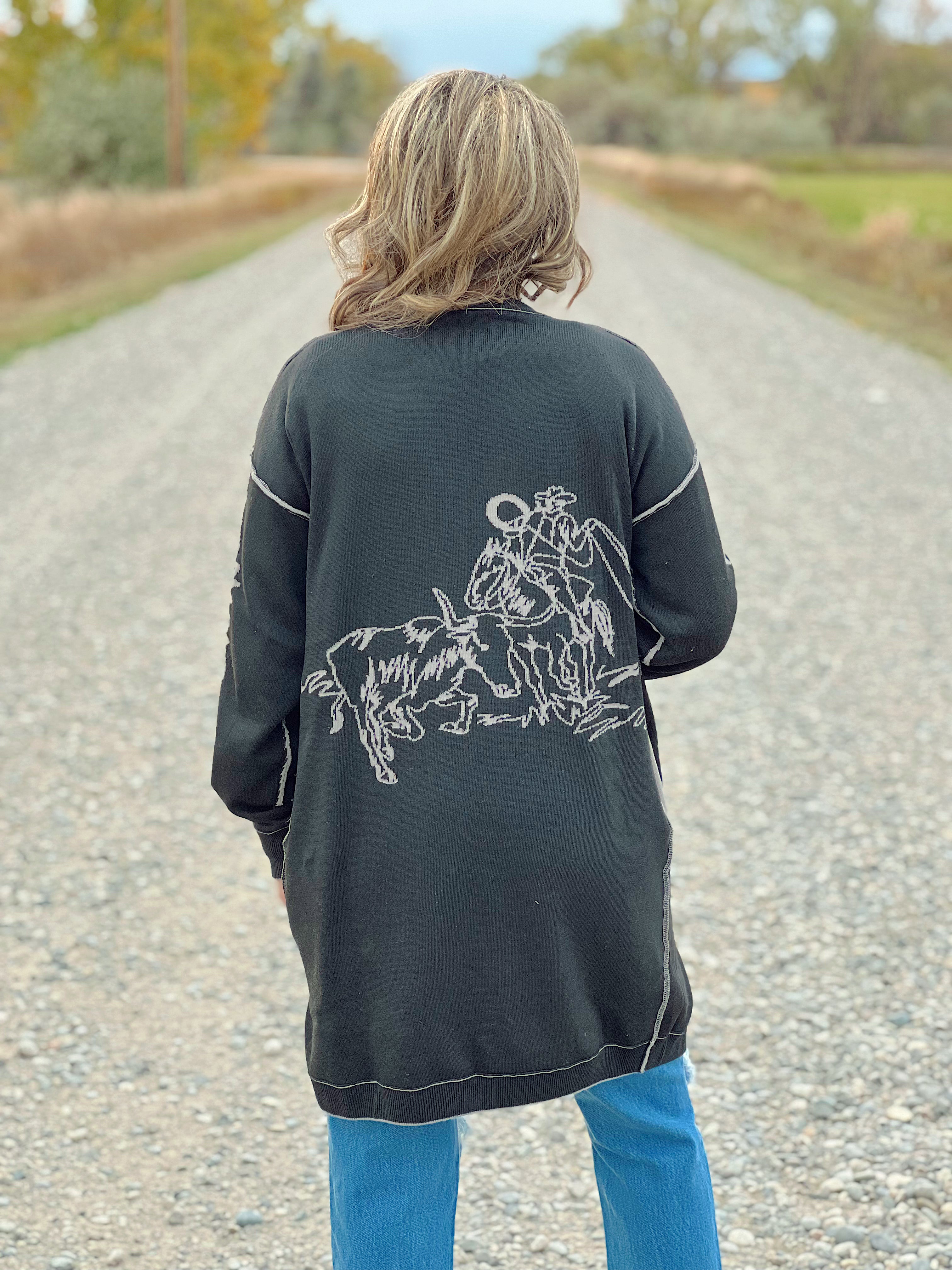 The Boot Stitch Reversible Cardigan – Follow Your Arrow Montana