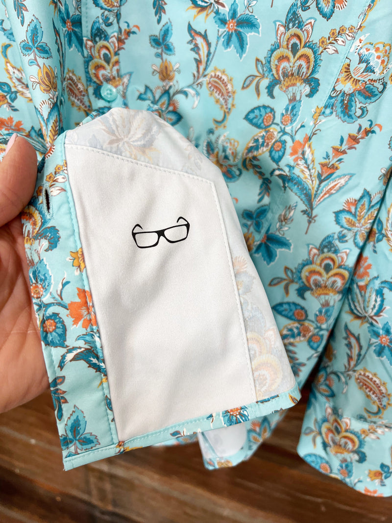 The Paisley Performance Button Up
