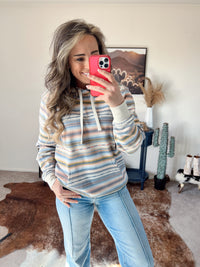 The Auburn Hoodie in Serape