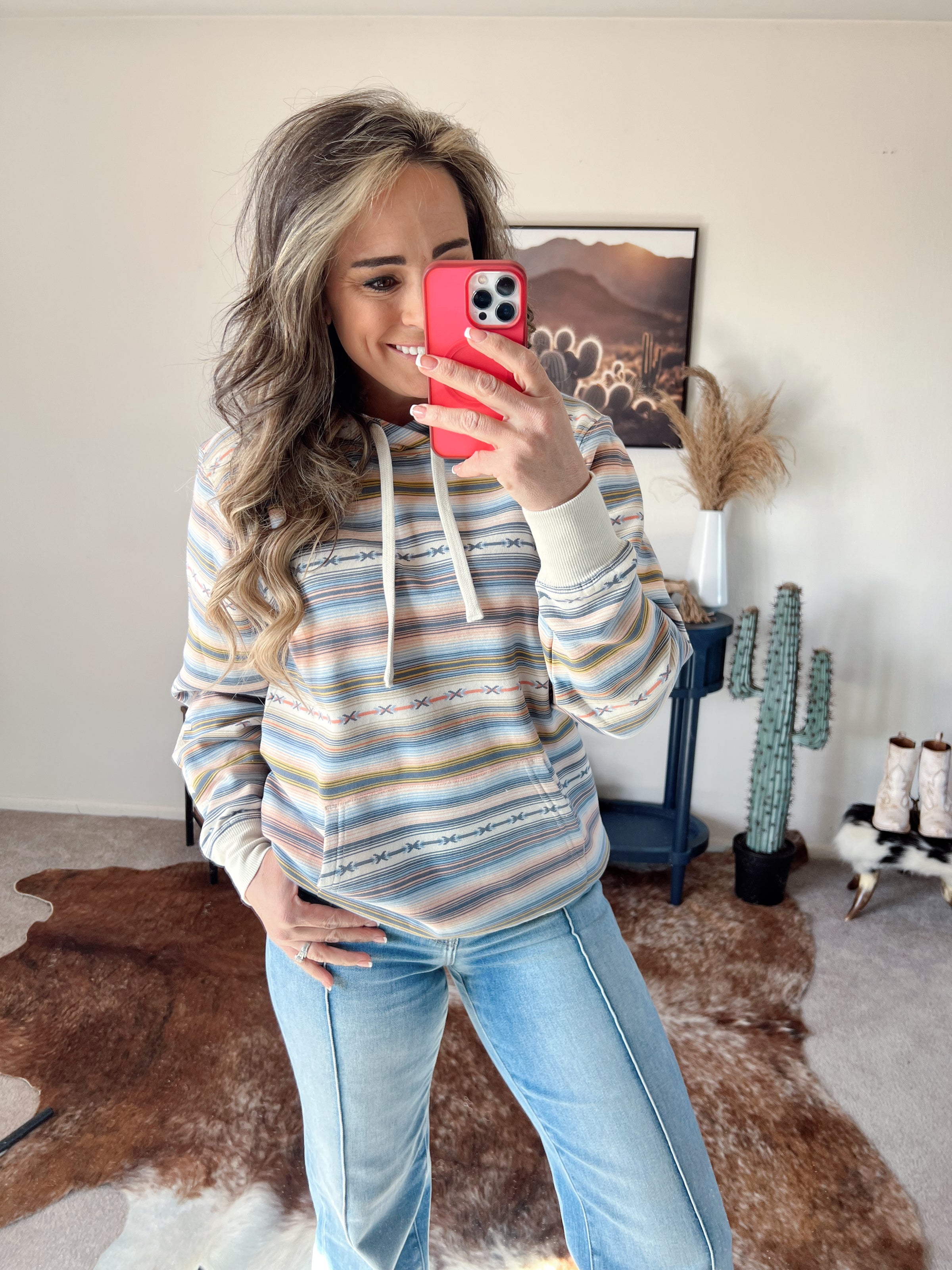 The Auburn Hoodie in Serape