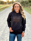 The Boot Stitch Black Hoodie