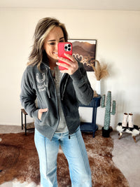 The Zip Up Stitch Sweatshirt