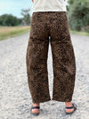 The Leopard Barrel Jean