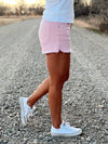 The Pink Denim Shorts