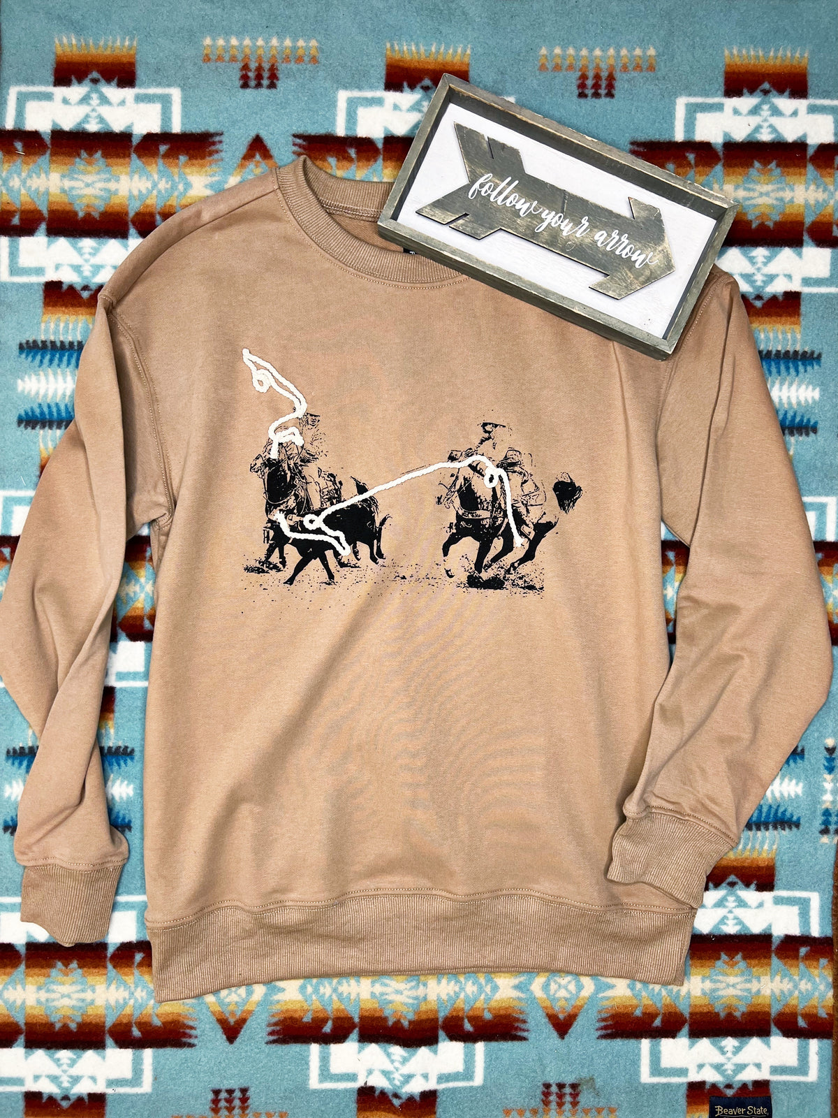 Team Roping Long Sleeve Tee