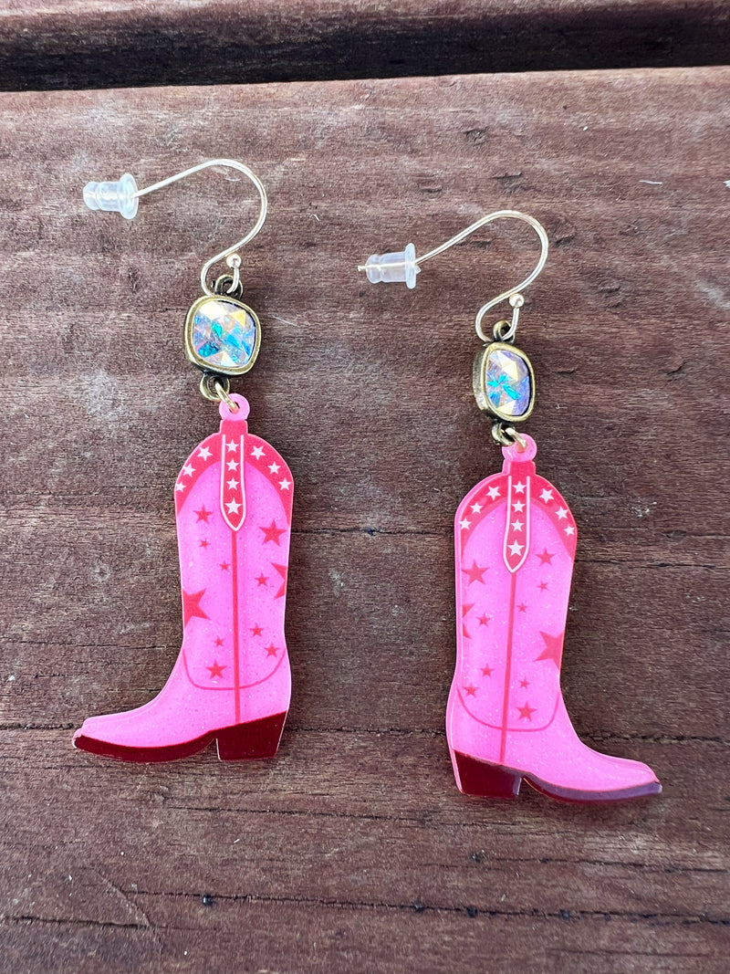 The Cowgirl Boot Earring