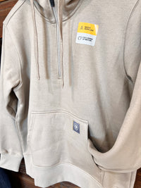 The Oakley 1/2 Zip Hoodie in Tan
