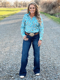 The Paisley Performance Button Up