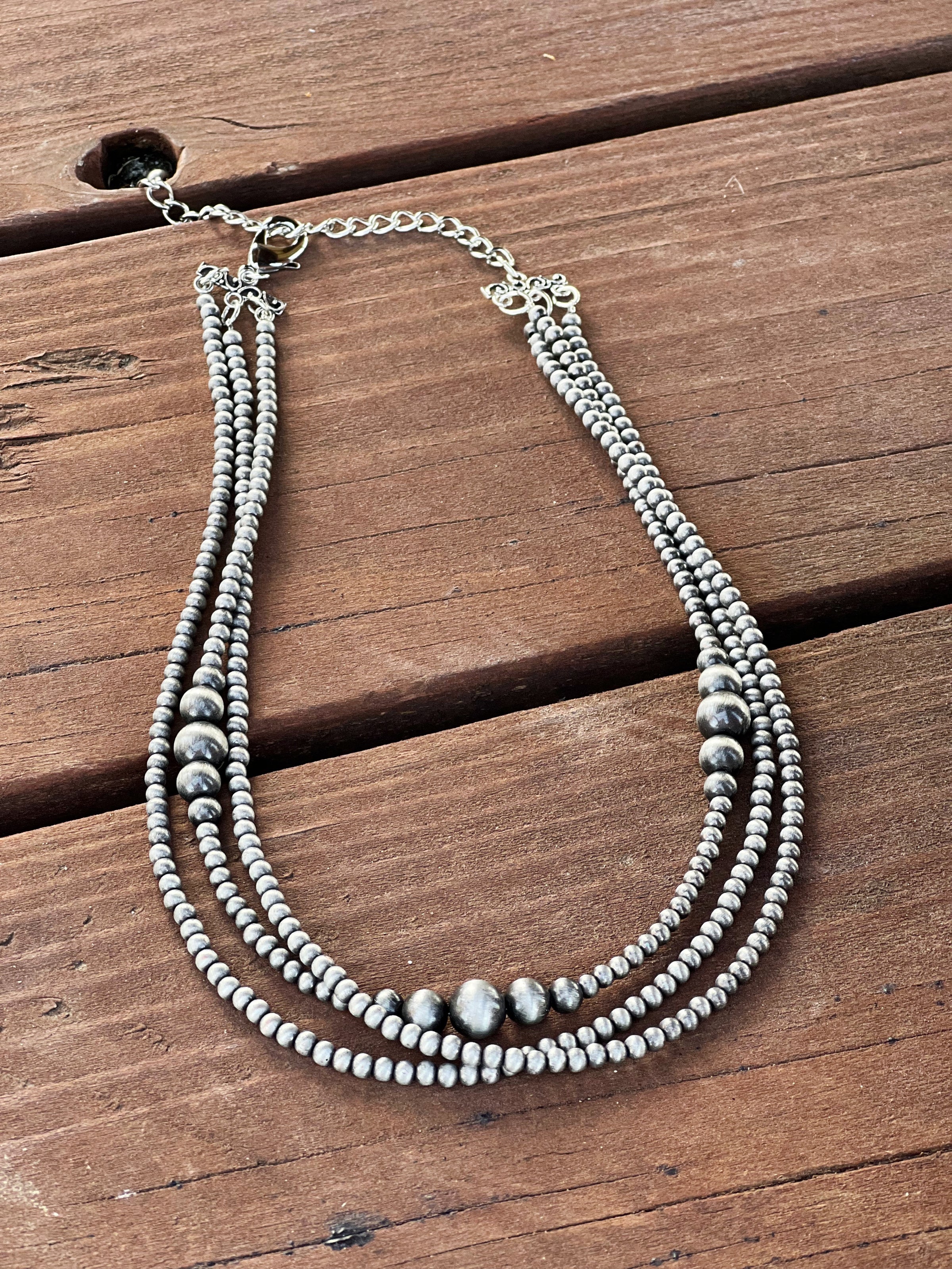 The Multi Strand Navajo Pearl Necklace