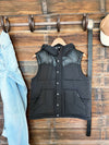 The Montana Puffer Vest in Black