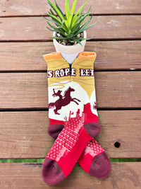 The Let's Rope Boot Sock