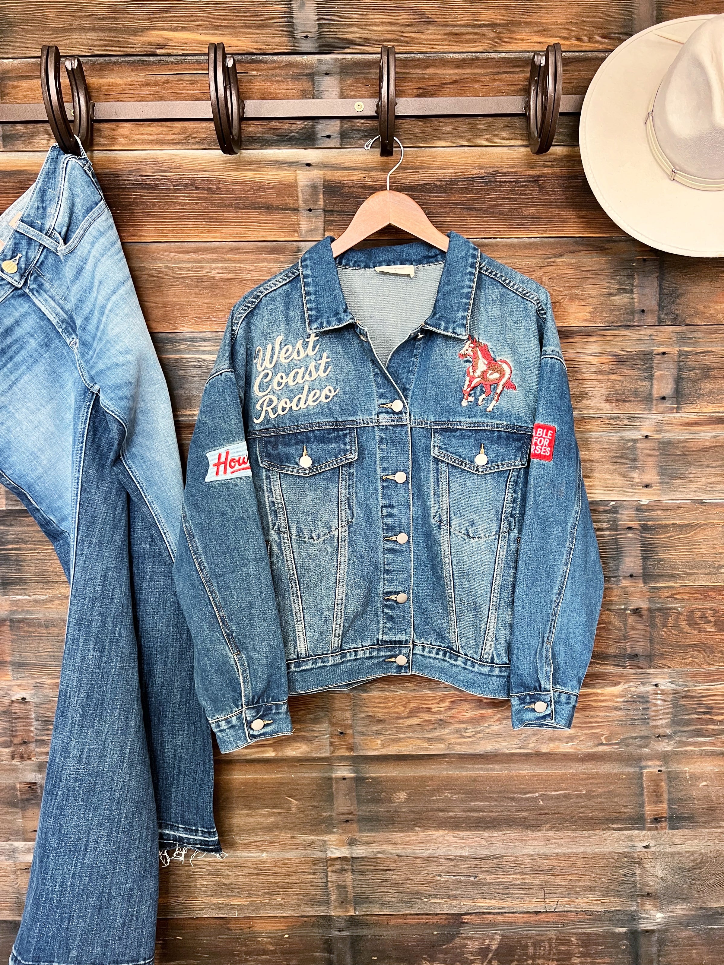 The Rodeo Embroidered Denim Jacket