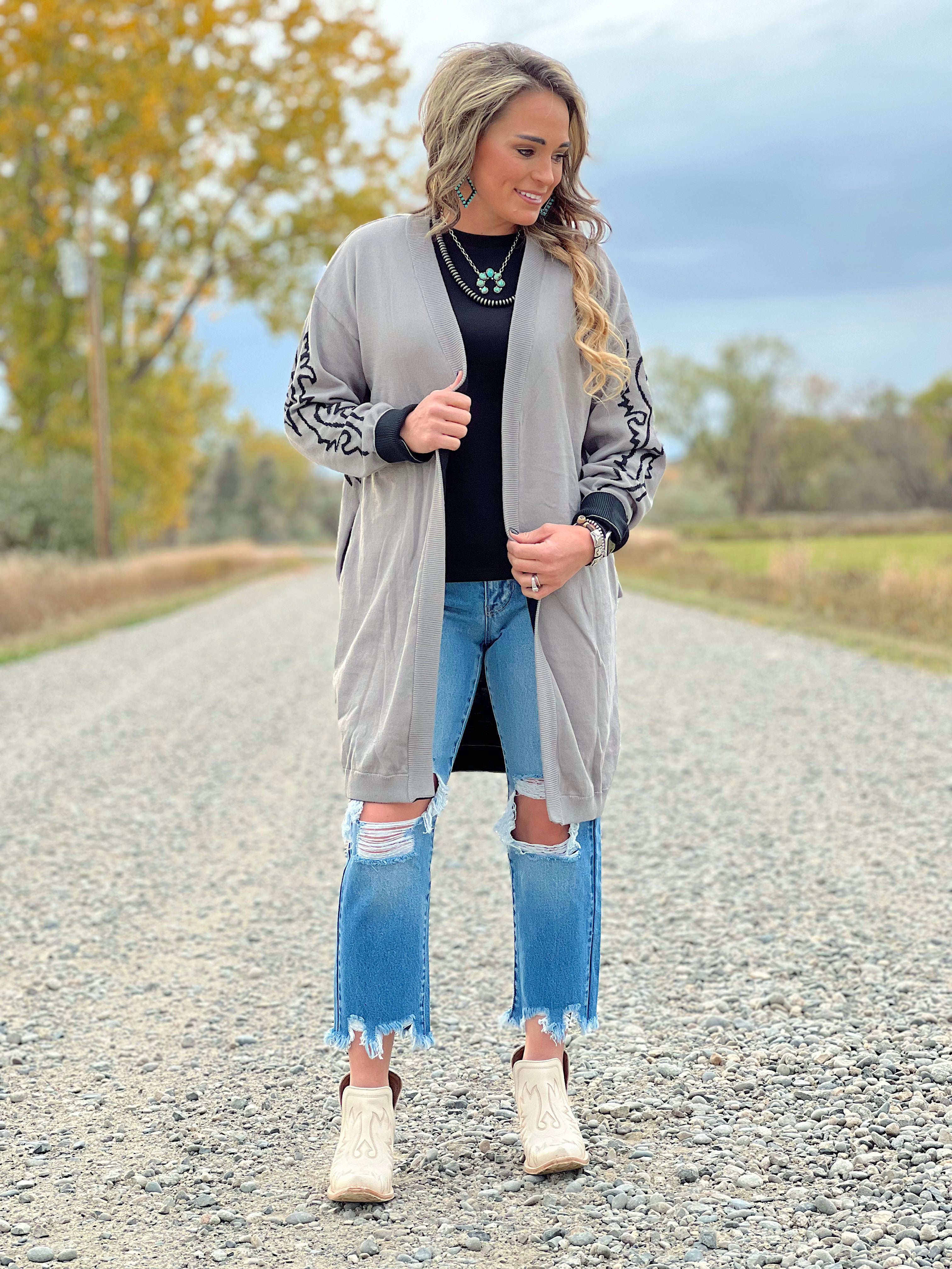 The Boot Stitch Reversible Cardigan – Follow Your Arrow Montana
