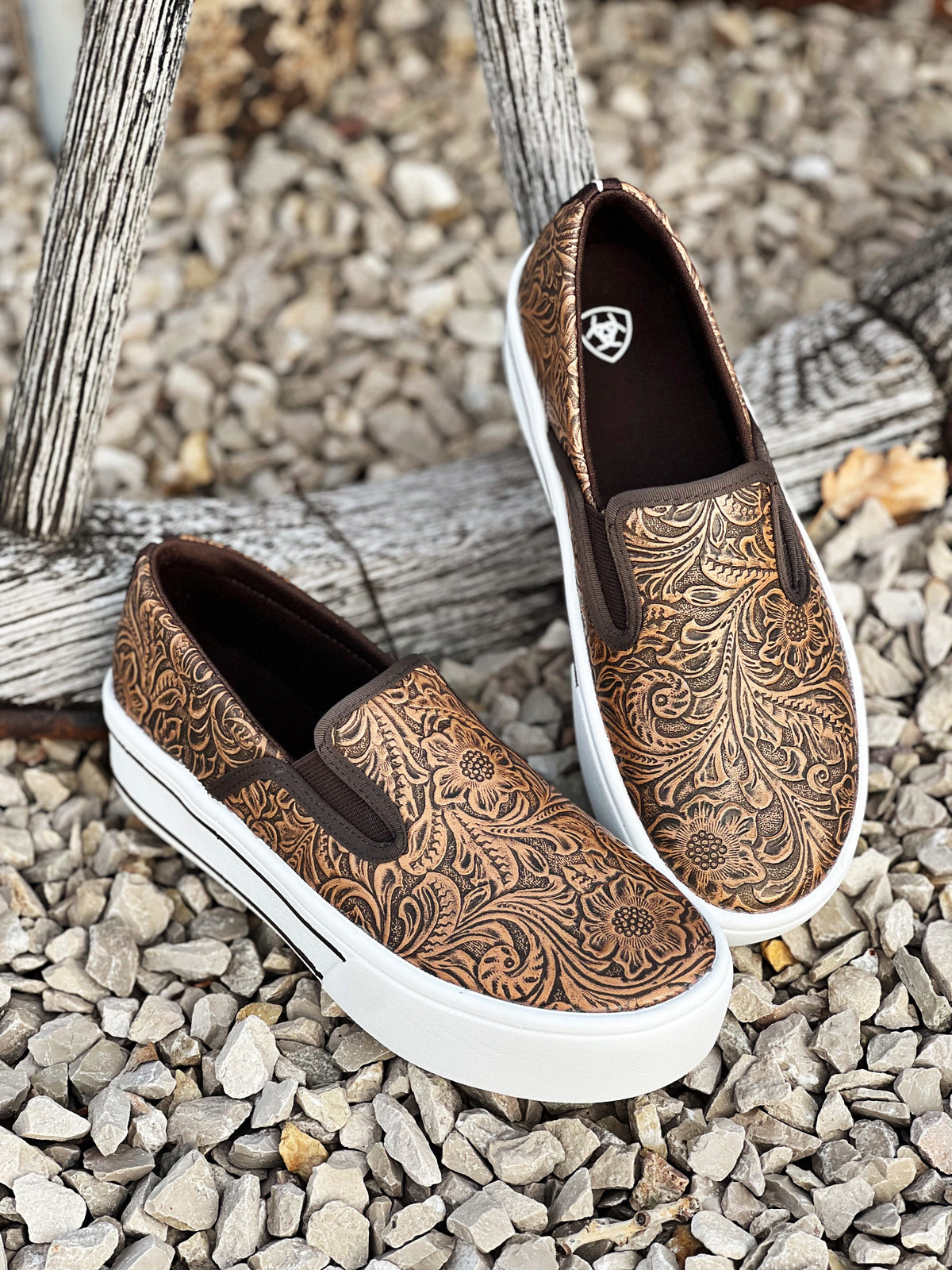 The Tooled Platform Sneaker