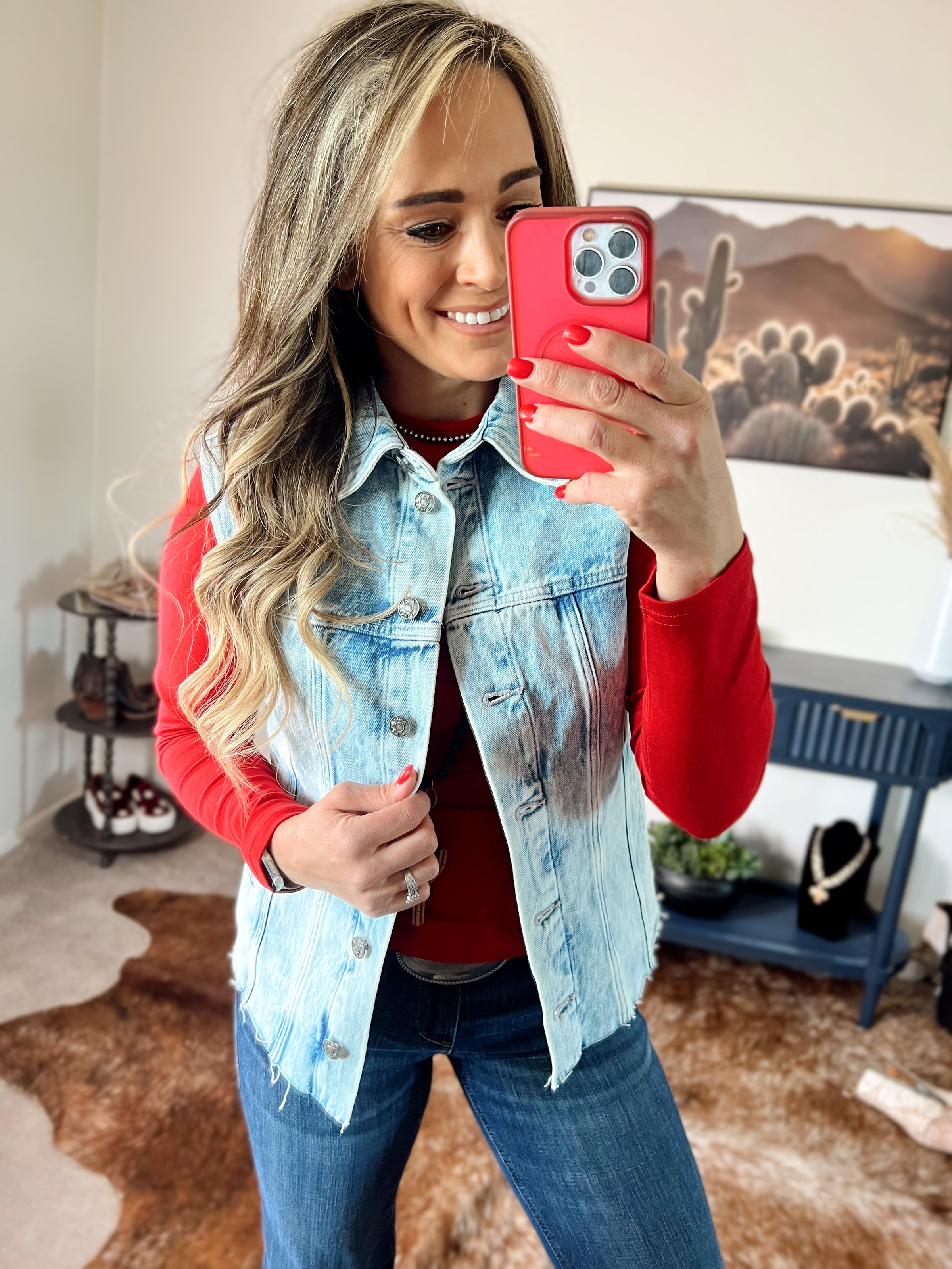 The Stagecoach Denim Vest