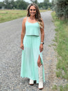 The Mint Blouse and Skirt Set