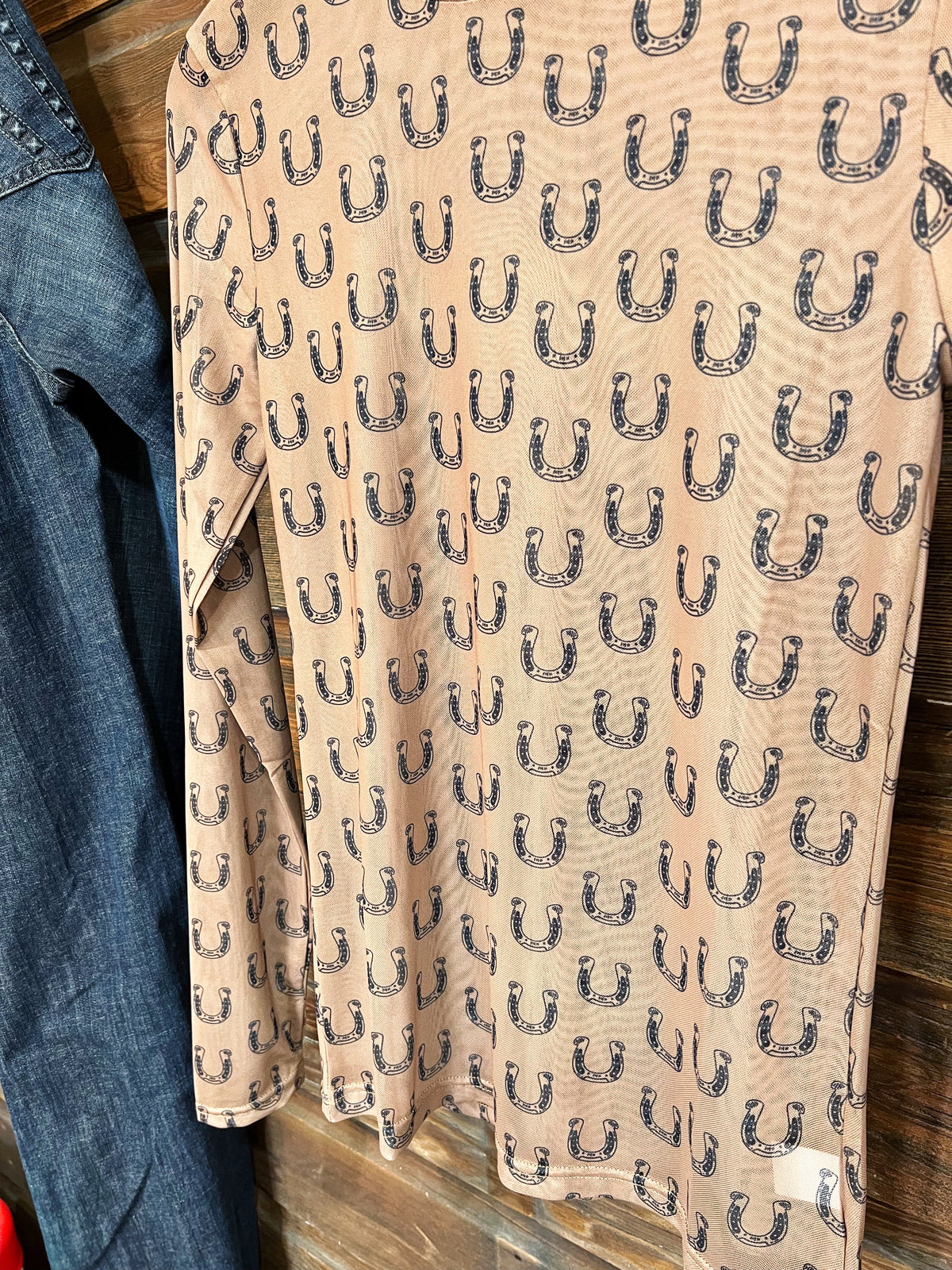 The Horseshoe Mesh Top
