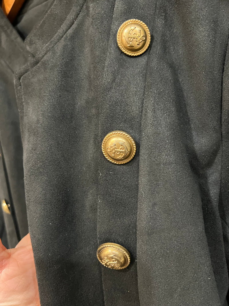 The Suede Blazer in Black