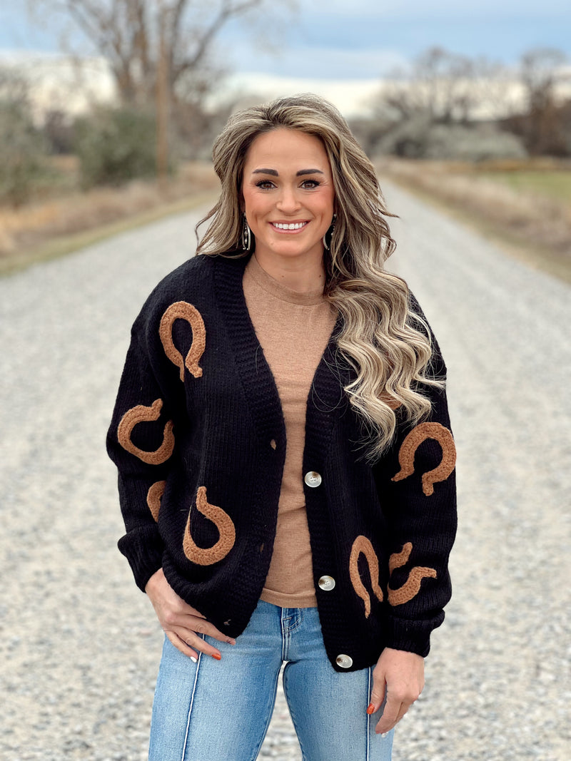 The Dixie Sweater in Black