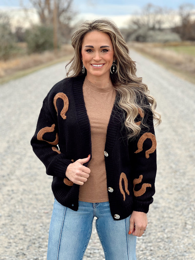 The Dixie Sweater in Black