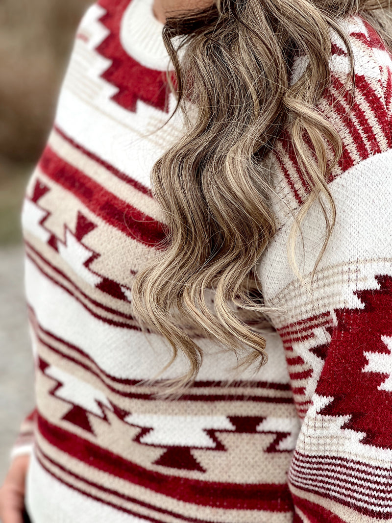 The Winter Sunset Sweater