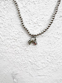 16" 18K Gold Plated Necklace with Horse Head Charm