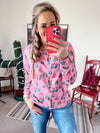 The Festive Pink Holiday Top
