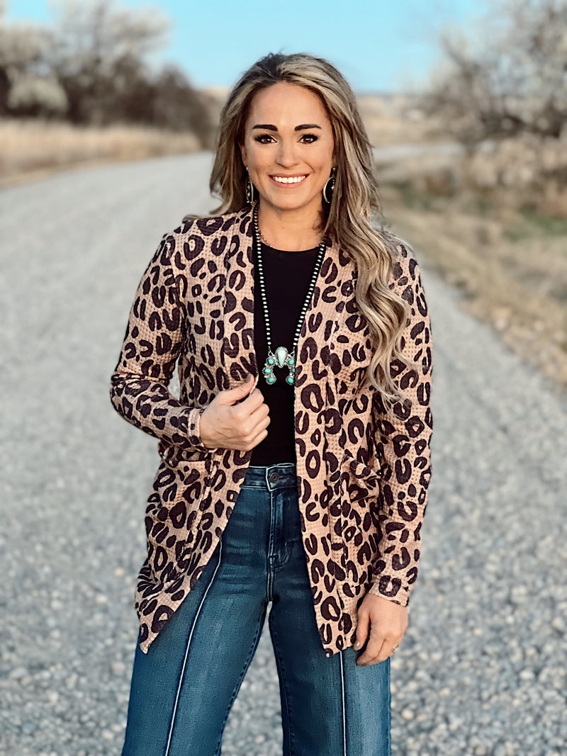 The Leopard Light Weight Cardigan