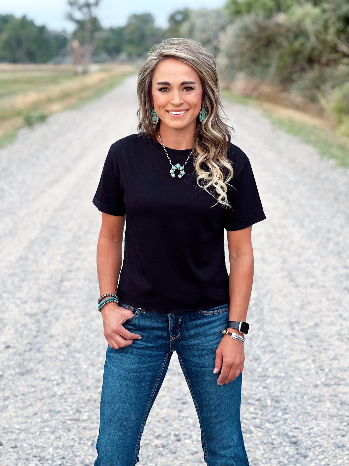 The Blakely Basic Tee in Black