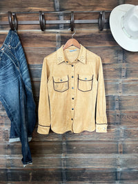 The Suede Western Button Up