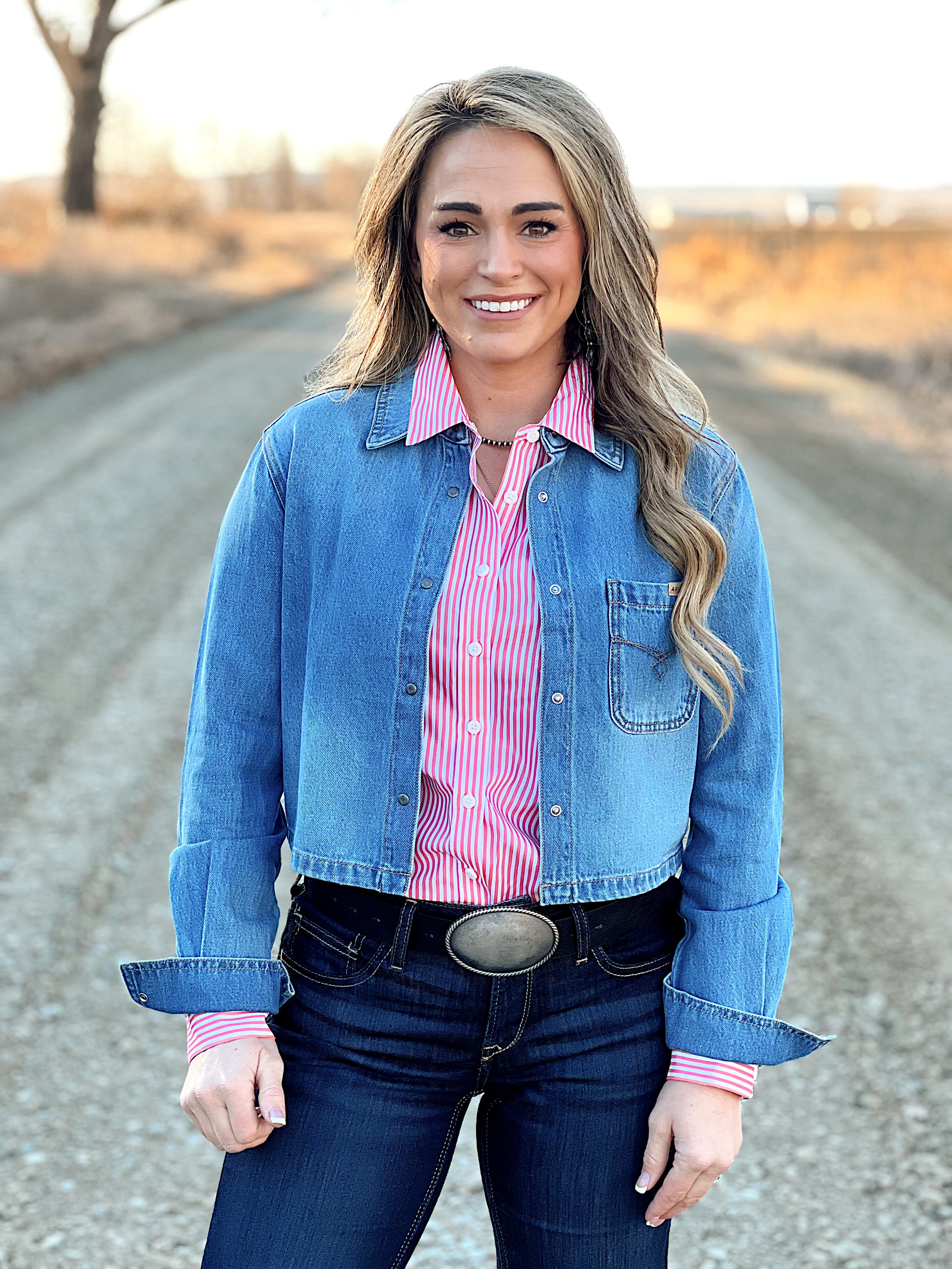The Dallas Denim Button Up Shirt