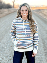 The Auburn Hoodie in Serape