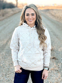 The Auburn Hoodie in Southwest Ivory