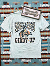 The Giddy Up Tee in Turquoise