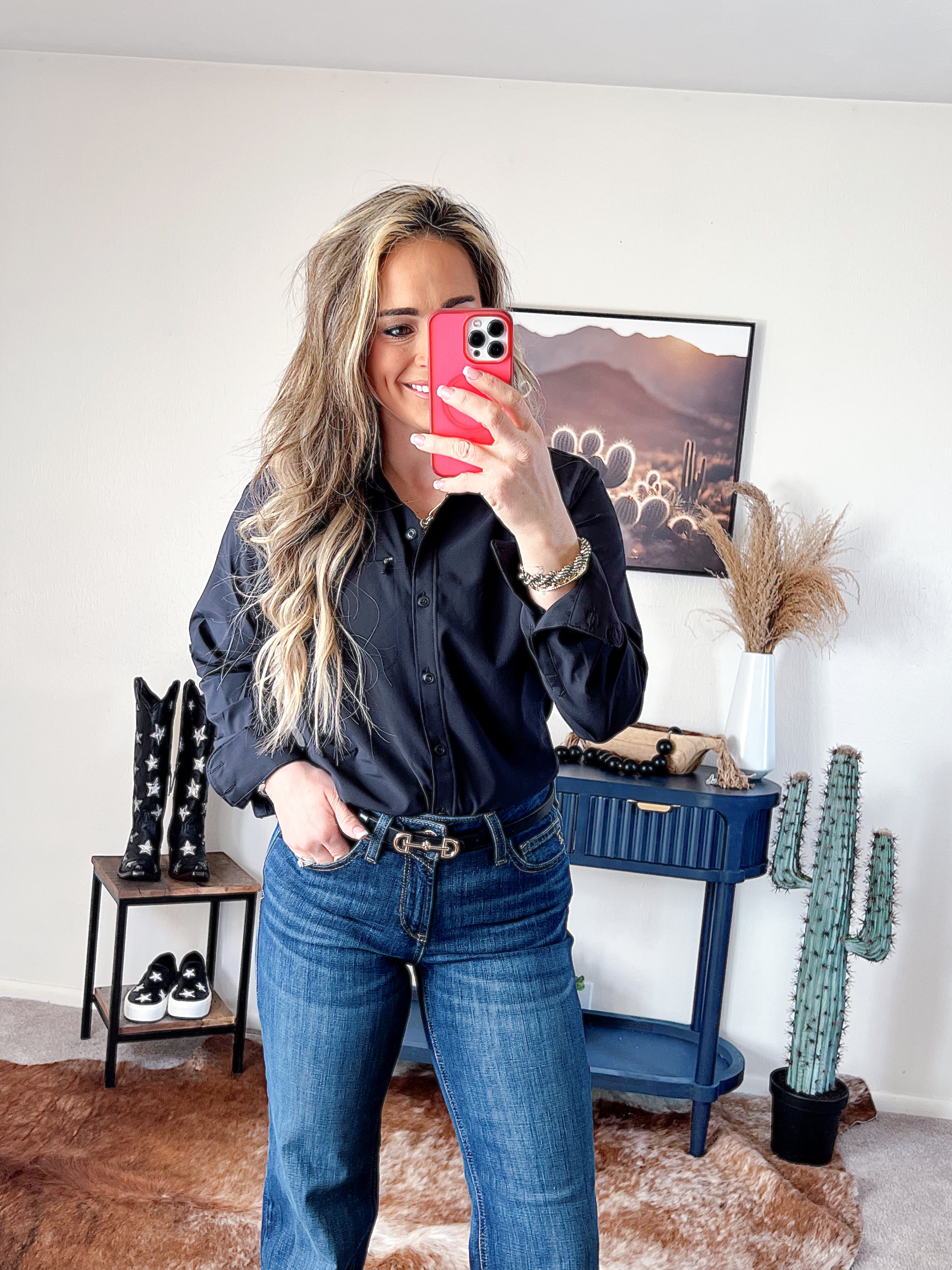 The Black Performance Button Up VentTek