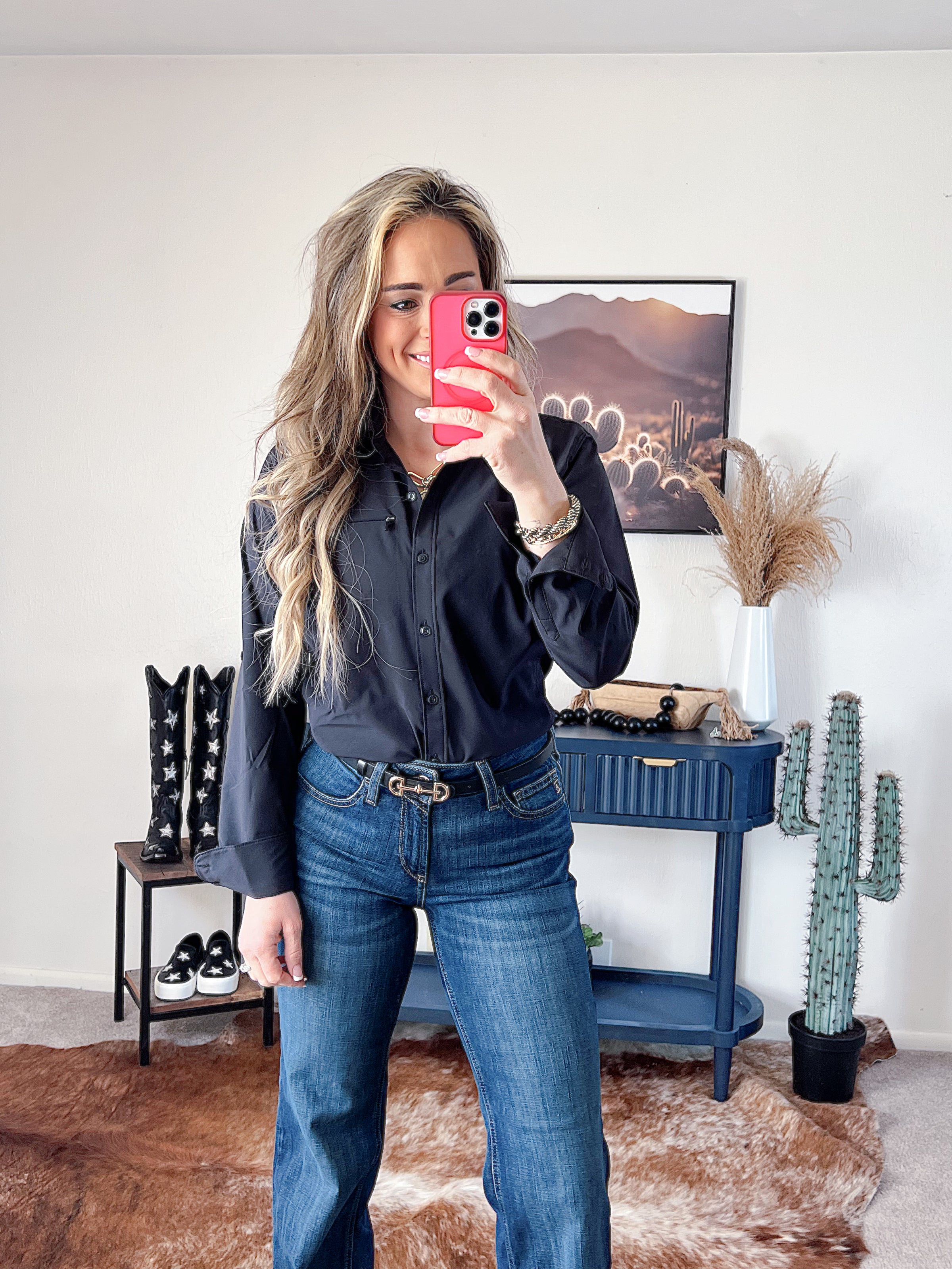 The Black Performance Button Up VentTek