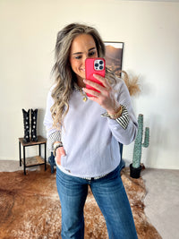 The Rebar Lightweight Fleece Pullover in Lavender