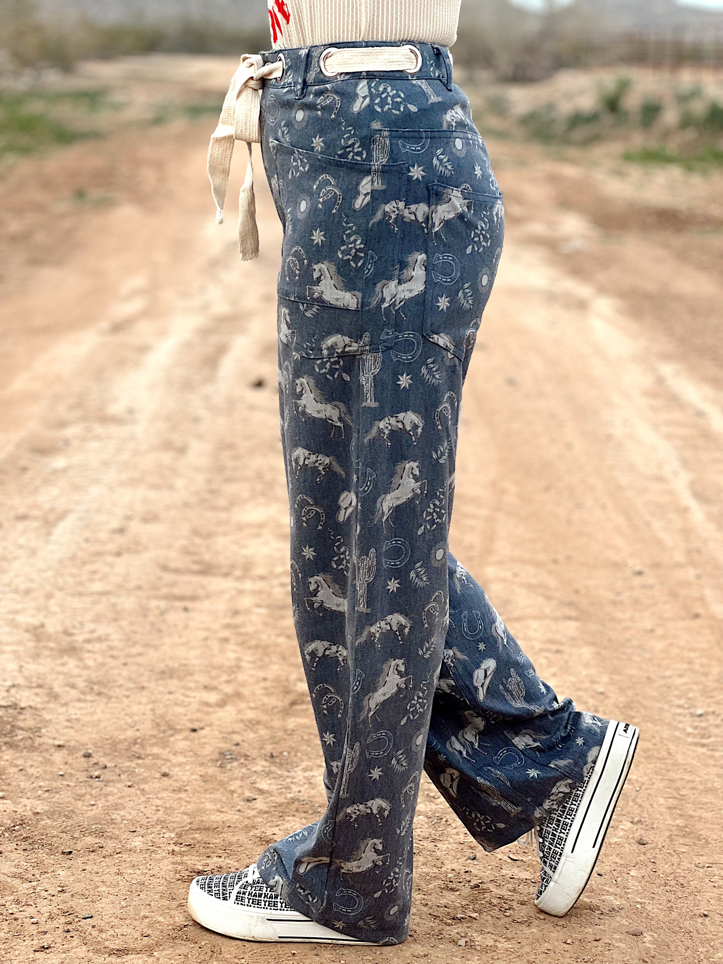 The Western Stretch Denim Pant